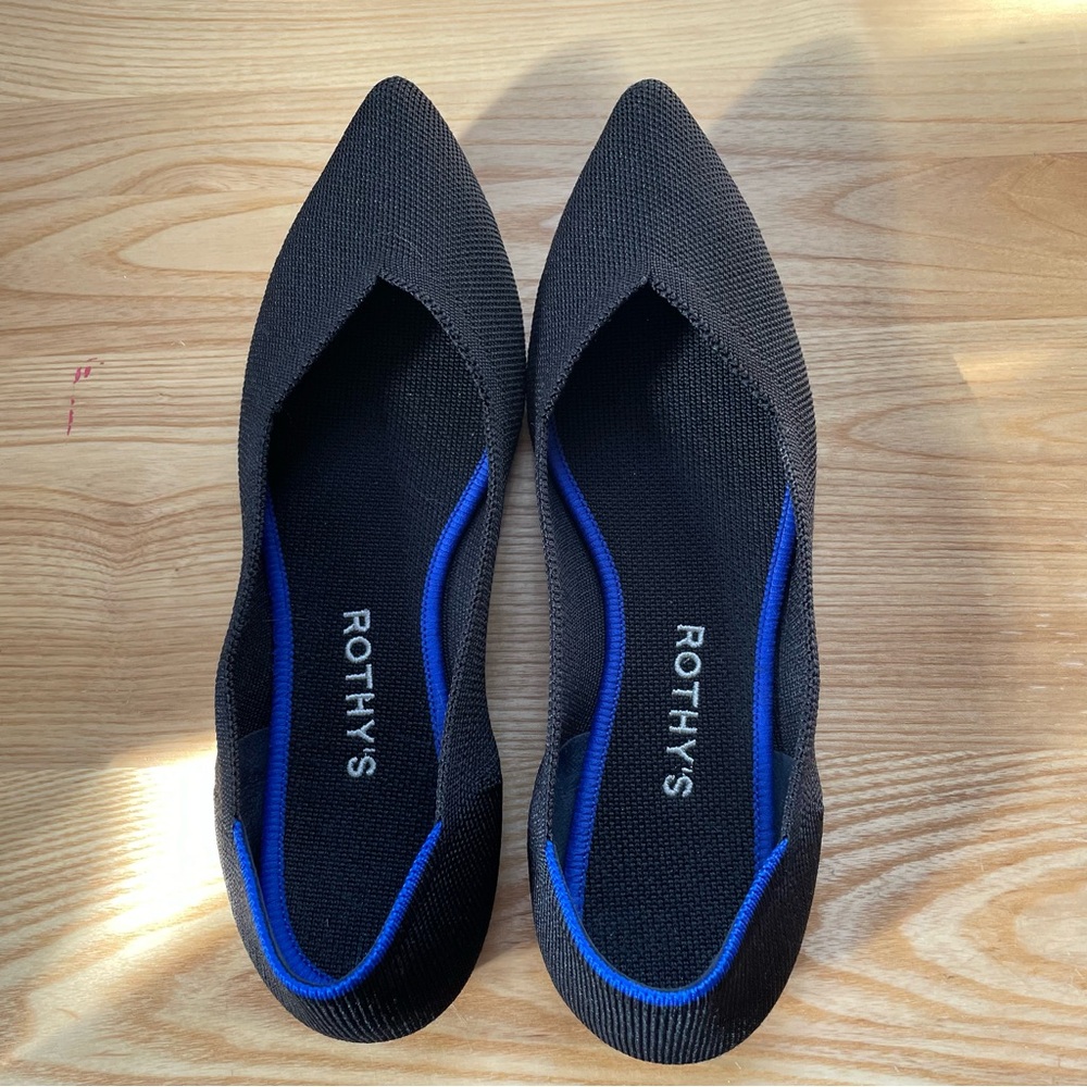 Rothy's The Point Black EUC!